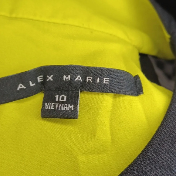 Alex Marie classic business casual halter black jumpsuit - Picture 4 of 8